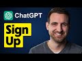 How To Sign Up For ChatGPT