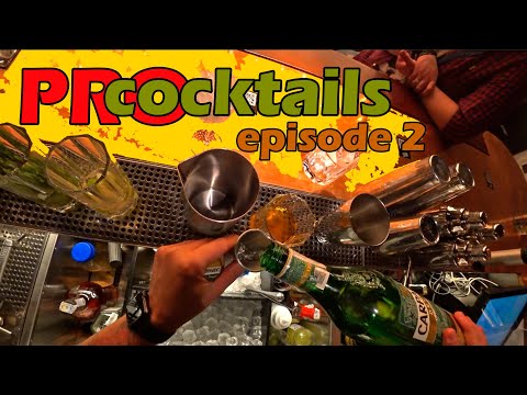 PRO COCKTAILS. Mojito, Caipirinha, Dry martini, Old fashioned, Whiskey sour by Mr.Tolmach #GoPro