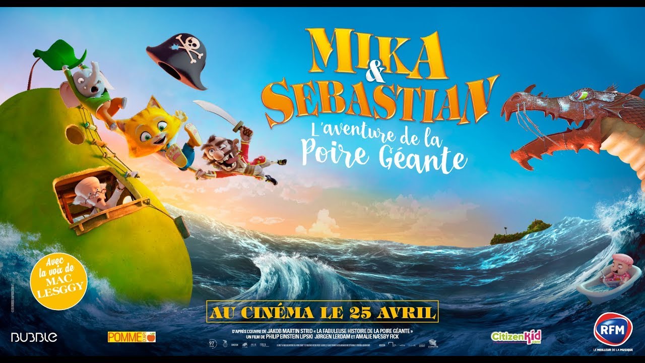 Miniature de la vidéo MIKA & SEBASTIAN : l'aventure de la poire géante - Bande Annonce VF du film Mika & Sebastian : l'aventure de la poire géante