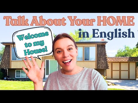 Talk About Your HOME! 🏡 | Tour My HOUSE in English! 🏠