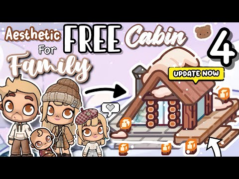 CASA Acogedora Cabaña GRATIS para FAMILIA de 4 Diseño 🧺 Ideas de casas AVATAR WORLD 🌟 Nueva actua...