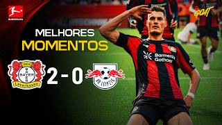 VITÓRIA COM AUTORIDADE! BAYER LEVERKUSEN BATE O RB LEIPZIG EM CASA!