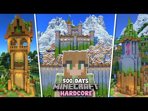 My First 500 Days in My Hardcore Minecraft Forever World ₊˚⊹♡