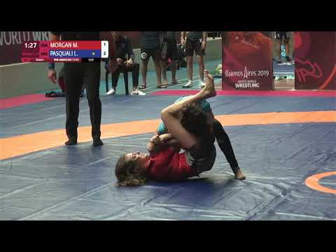 Round 1 Women's GP No-Gi - 58 kg: M. MORGAN (USA) v. L. PASQUALI (ARG)