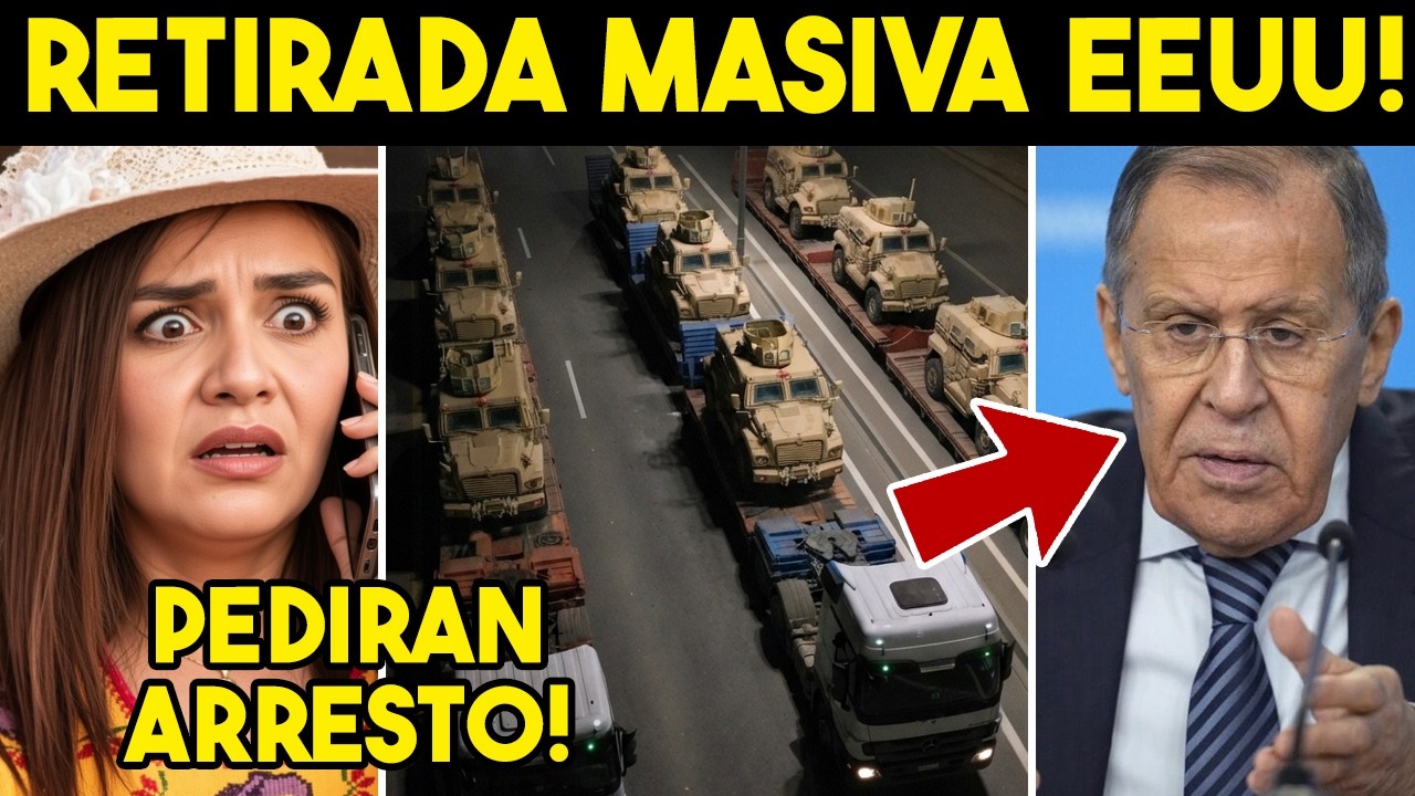 Pasó de noche! EEUU NO AGUANTA, RETIRADA MASIVA. Arresto a Grecia Quiroz le cae fiscalia. Irán Trump