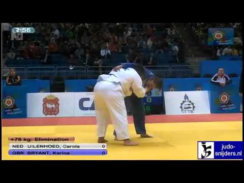 Carola Uilenhoed (NED) - Karina Bryant (GBR) [+78kg]