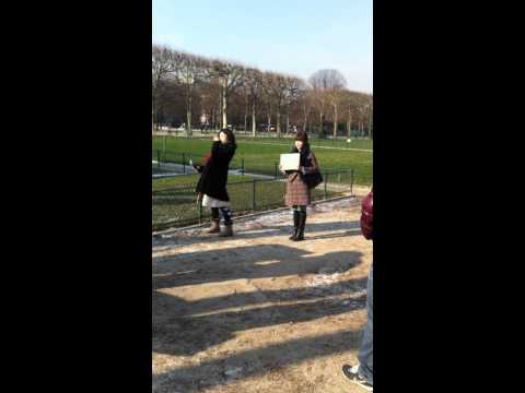 T-ARA Eunjung, Hyomin and Soyeon in Paris
