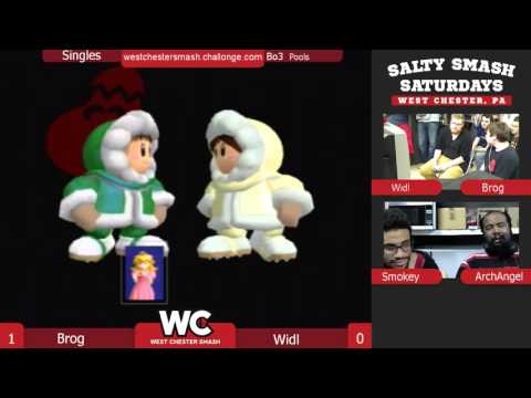 WCS 10/11/15 Singles Pools: Brog (Ice Climbers) VS Widl (Peach)