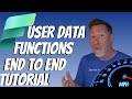 Microsoft Fabric User Data Functions End To End Tutorial