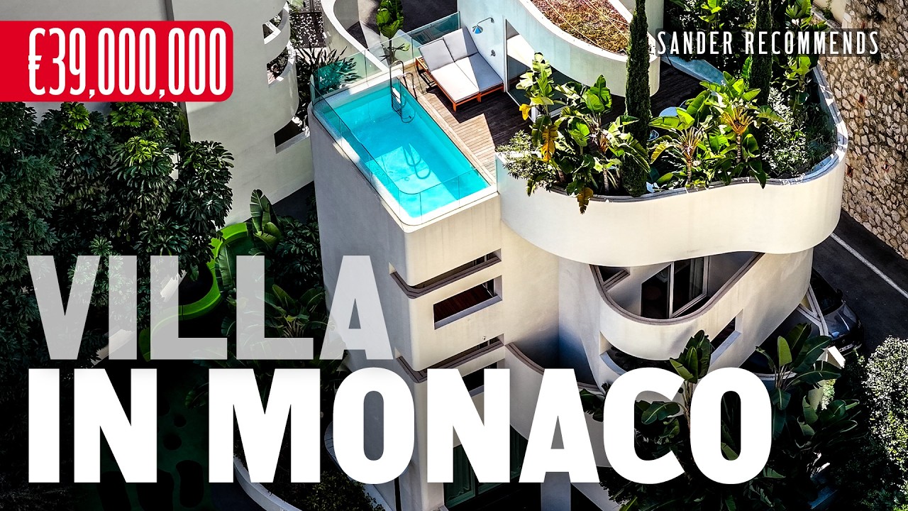Monaco Villa Tour | Inside a €39M Private Villa in Monaco's La Condamine