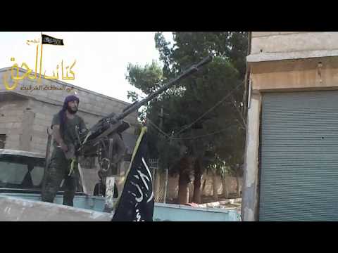 السيطرة على حاجز عسكر من قبل كتائب الحق في مدينة القامشلي