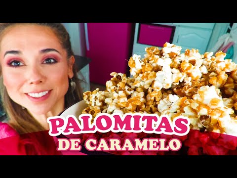 Palomitas caseras de caramelo/Caramel homemade popcorn/Marisolpink