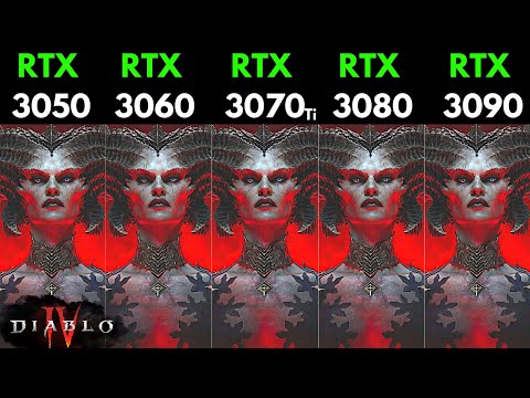 Diablo 4 RTX 4090 vs RTX 4080 vs RTX 4070 Ti vs RTX 4060 vs RTX 4050