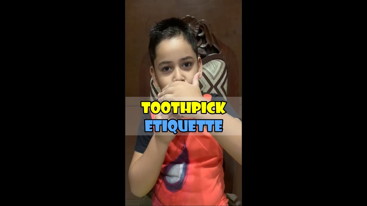 Toothpick Etiquette  #shorts