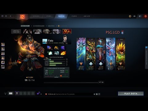 Dota2sup Fata Ember Spirit NIP vs PSG.LGD -EPICENTER MAJOR 2019 DOTA2