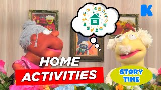 Home Activities | Bed Time Stories for Kids | Kidsa English Story Time