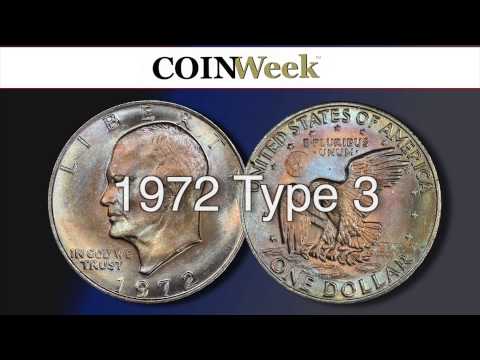 CoinWeek: The Three Types of 1972 Eisenhower Dollar - Video: 6:06.