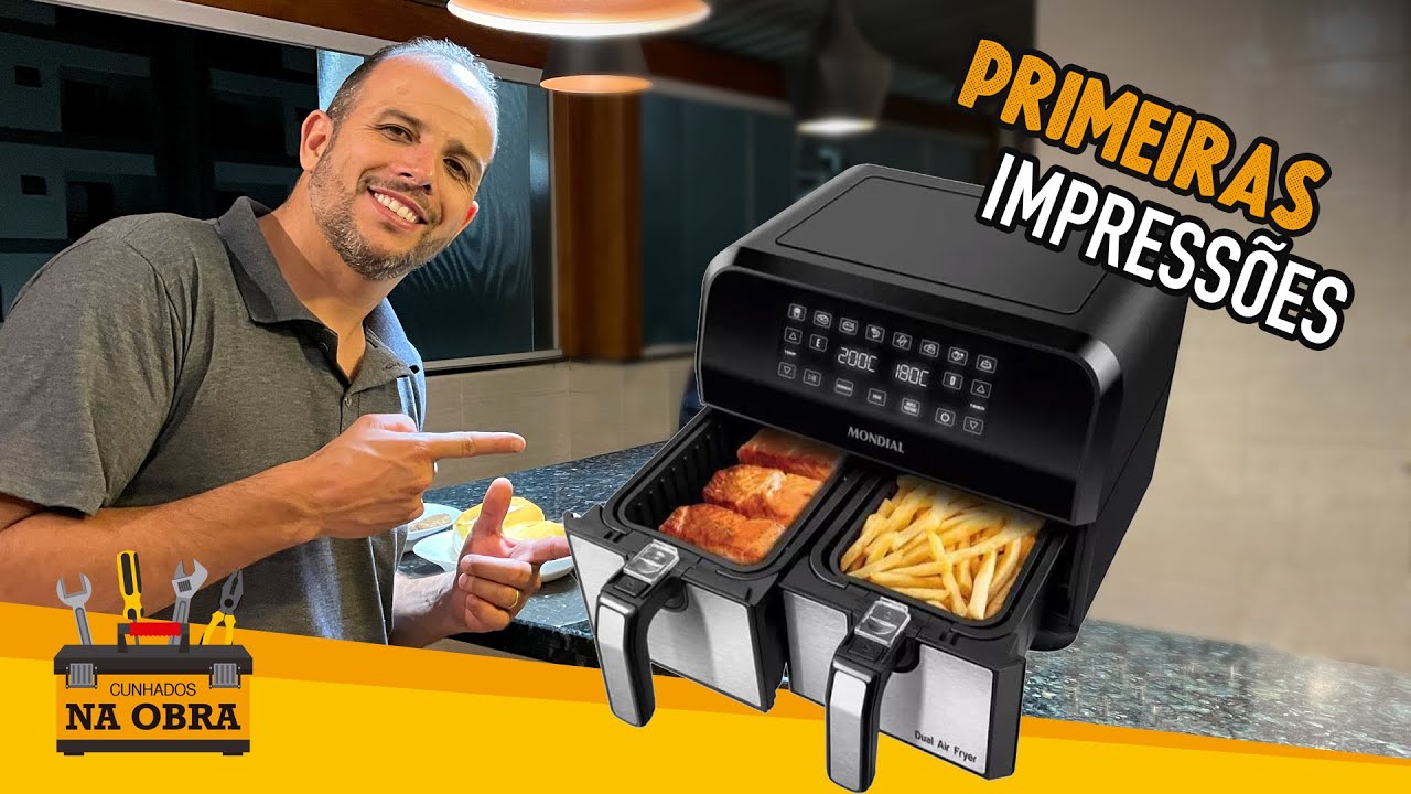 Nova Airfryer Mondial Dual (É BOA MESMO?)