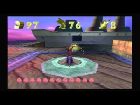 Spyro the Dragon 120% Walkthrough - Gnorc Cove - Explosion City