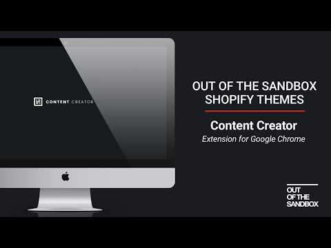 Out of the Sandbox Content Creator - Google Chrome Extension