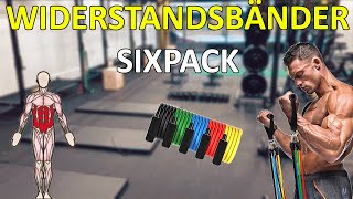 8+1 Übungen für Bauch & Sixpack mit Widerstandsbändern   Fitness Band für Zuhaus