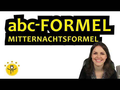 abc-Formel anwenden – MITTERNACHTSFORMEL, quadratische Gleichungen lösen, Erklärung und Beispiel