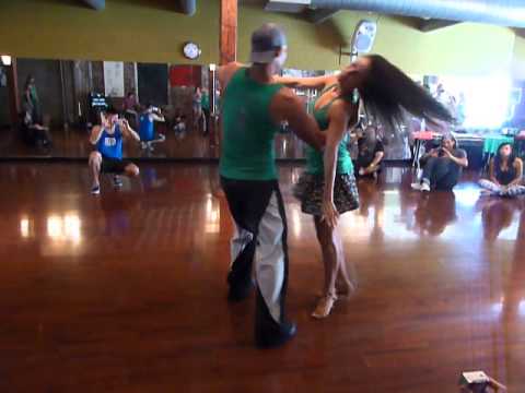 Olaya White Dende and Joel Beall Lambazouk Boneca Demonstration