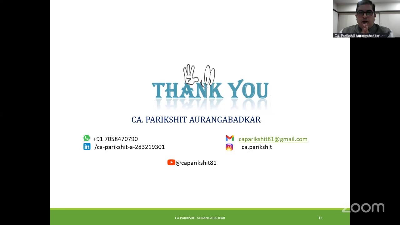 Seminar on Decoding Practical Aspects of TDS! for CA Students