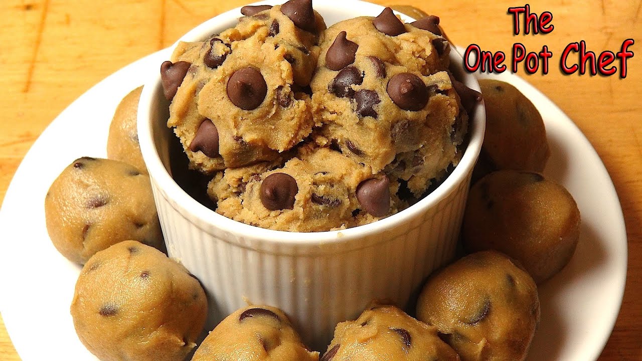 Edible Chocolate Chip Cookie Dough | One Pot Chef