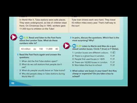 Go Getter 2.  Unit 7.  Gelt Culture.  Fast facts about London underground.