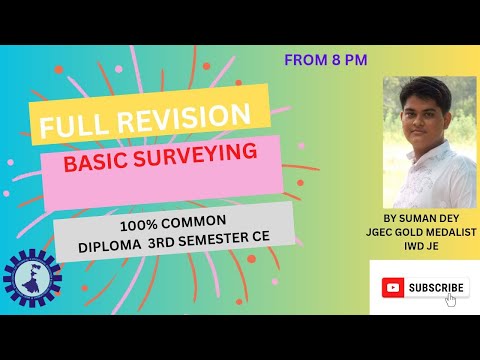 REVISION OF  BASIC SURVEYING (CEPC 302) 2026 JAN | WBSCTE | 3RD SEMESTER JANUARY   2026 | 2ND YEAR