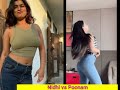Nidhi Goel Vs Sassy Poonam L Desi Indian Hot Sexy Beautiful Dancing Short Shorts