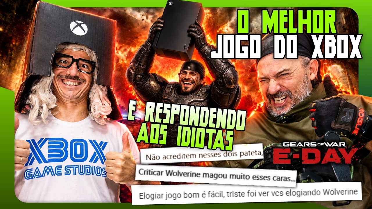 GEARS OF WAR E-DAY -  O MELHOR JOGO DO XBOX, MAS VEJA BEM... - REVIEW FINAL #GEARSEDAY