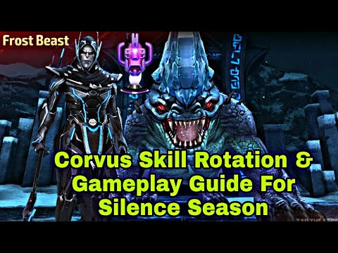 Abx Speed Villain Silence Season Corvus Skill Rotation & Gameplay Guide - Marvel Future Fight