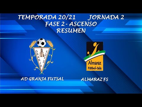 RESUMEN FASE 2 JORNADA 2 GRANJA FUTSAL 2-4 ALMARAZ