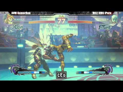 SSF4 AE2012 Top 24 AVM Gamerbee vs MCZ DMG iPeru - CEO 2012 Tournament