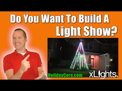 Holiday Light Shows 101: LEDs, Controllers, Props, and Sequencing for BEGINNERS. 5 Hour MegaTree!