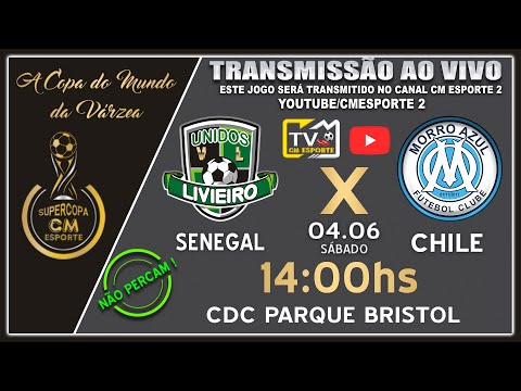 TRANSMISSÃO AO VIVO - SUPER COPA CM ESPORTE - UNIDOS DO LIVIEIRO X MORRO AZUL F.C.