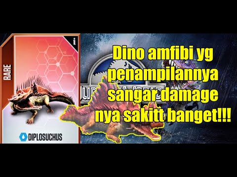 Hybrid diplotator MAX to Diplosuchus MAX level 40 Tes ultimate Damage | Jurassic World The Game