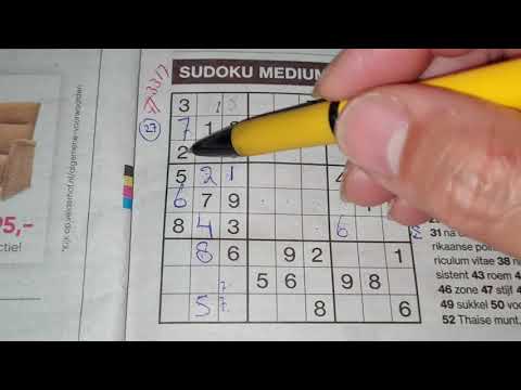 Siri, show me a Sudoku puzzle ! (#3317) Medium Sudoku puzzle. 08-30-2021 (No Additional today)