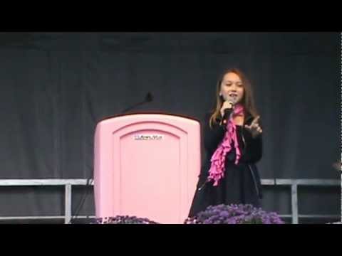 Skylar Cain 9 performs Dixie Chicks Cover Let er Rip at Komen Race for the Cure in Evansville, IN