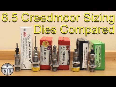 Ultimate 6.5 creedmoor sizing die comparison