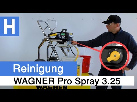 WAGNER AIRLESS SPRITZGERÄT reinigen - PRO SPRAY 3.25 (einfach)