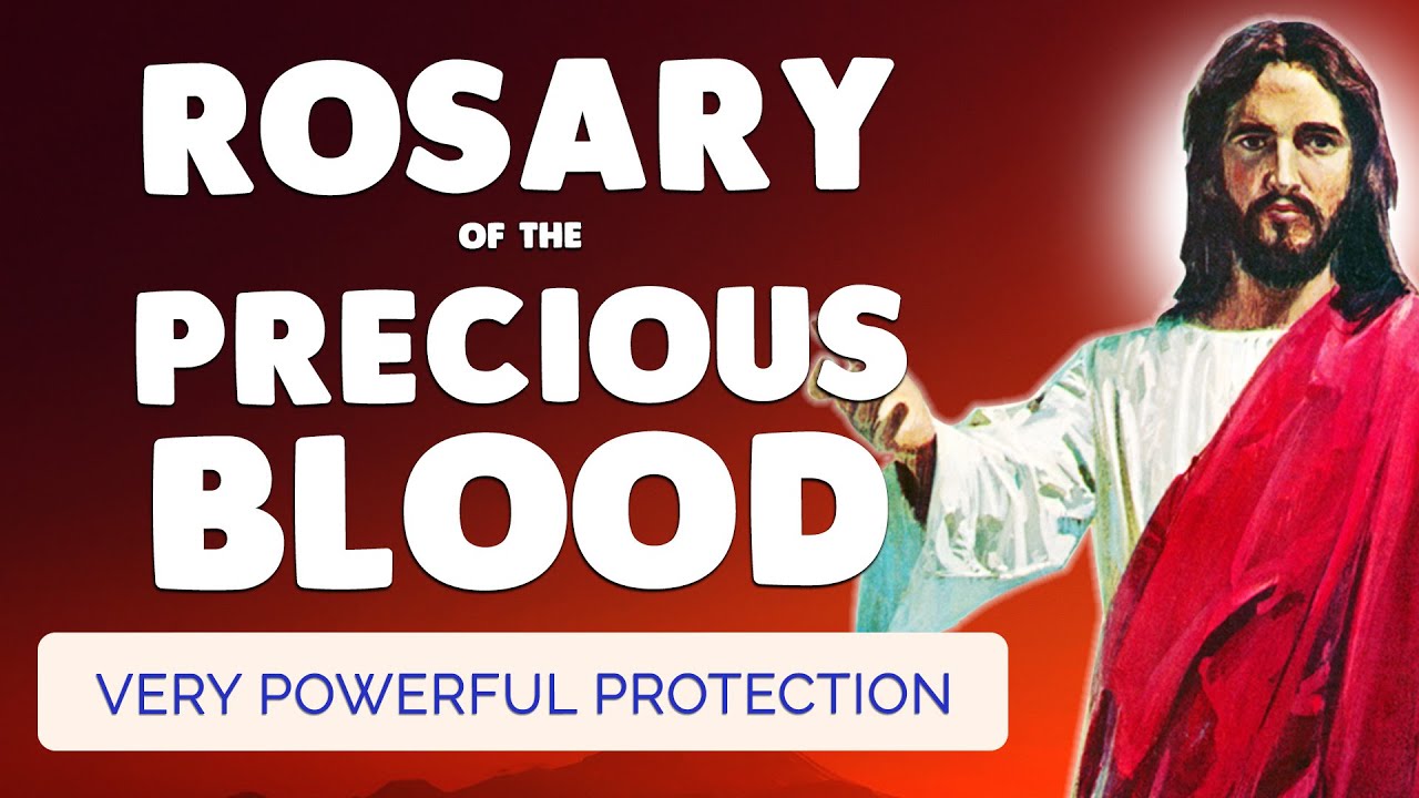 🙏 ROSARY to the PRECIOUS BLOOD of JESUS Christ 🩸 Very Powerful Protection