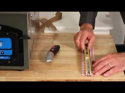 How to change the tape in chamber vacuum sealer