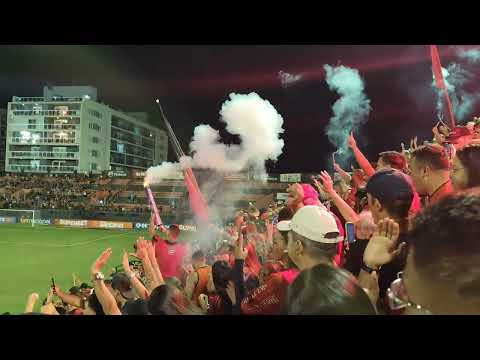 Torcida xavante recepção ao time no estádio