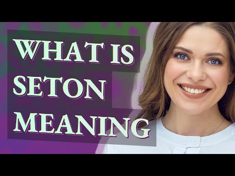 Seton | meaning of Seton