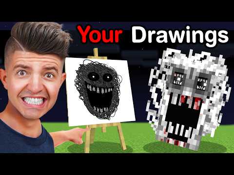 OMG! Turning YOUR drawings into epic Minecraft mobs 😱