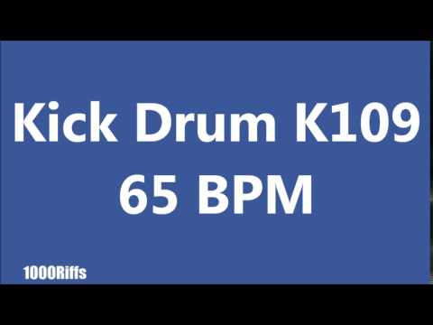 Kick Drum K109 : 65 BPM : Beats Per Minute