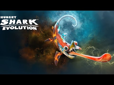 SHARKELEON 🐲---HUNGRY SHARK EVOLUTION GAMEPLAY🎮